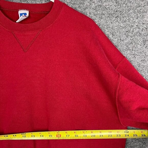 Vinatage Russell Athletic Crewneck Sweatshirt Blank Size XL Made In Mexico - Picture 6 of 8